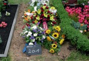 Grabstelle Parkfriedhof Neukölln nach Beisetzung